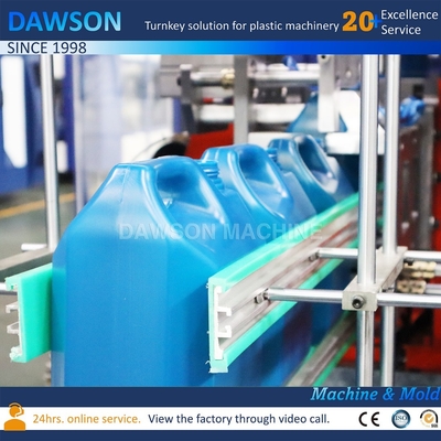 0-5L แกลลอน HDPE กระป๋องพลาสติก การผลิตสบู่เหลว เครื่องซักผ้า กระป๋องน้ํามัน การผลิต Extrusion Blow Molding Machine