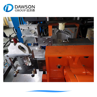 2L 4L HDPE สายการผลิตขวดน้ำมันหล่อลื่นพลาสติก Double Station 75mm Screw Extrusion BLow Moulding Machine