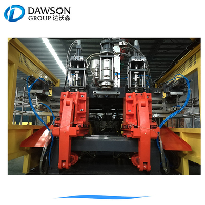 2L 4L HDPE สายการผลิตขวดน้ำมันหล่อลื่นพลาสติก Double Station 75mm Screw Extrusion BLow Moulding Machine