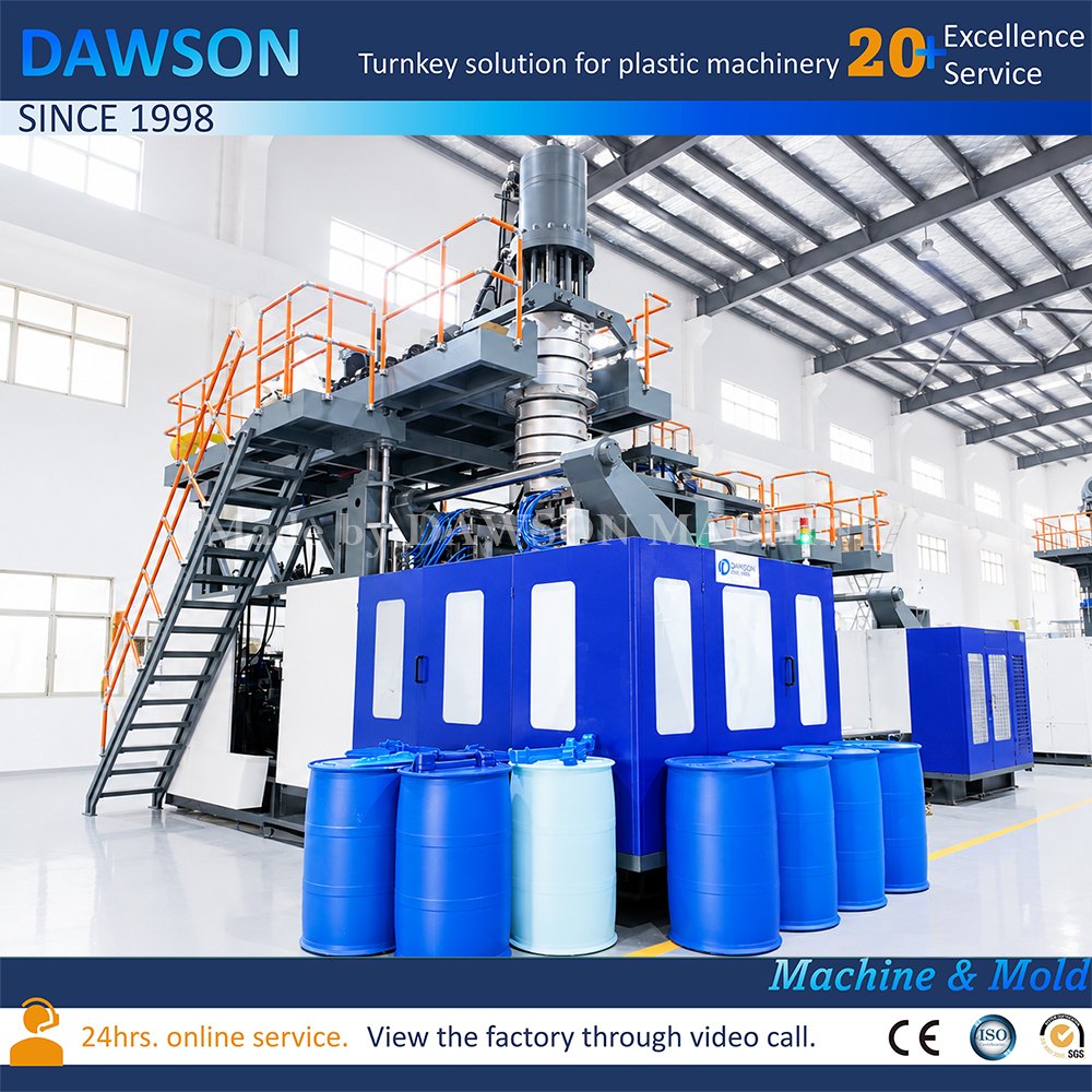 บล็อกบริษัทล่าสุดเกี่ยวกับ How to Choose a Blow Molding Machine for Chemical Drums and Industrial Containers