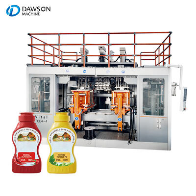 ซื้อ 30kw Extruder Motor Power Double Station HDPE Extrusion Blow Molding Machine สําหรับขวดซอว์สอย 1 ลิตร 3 ลิตร online manufacture