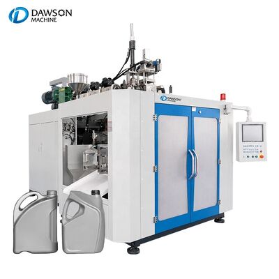 ซื้อ เครื่องเป่ารีดขึ้นรูปอัตโนมัติแบบสองสถานีสำหรับภาชนะพลาสติก HDPE ขนาด 4 ลิตร online manufacture