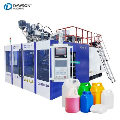 ซื้อ เครื่องเป่ารีดขึ้นรูปอัตโนมัติสำหรับถังน้ำมัน HDPE ขนาด 5 ลิตร 10 ลิตร 20 ลิตร 30 ลิตร พร้อมกำลังการผลิตสูง online manufacture