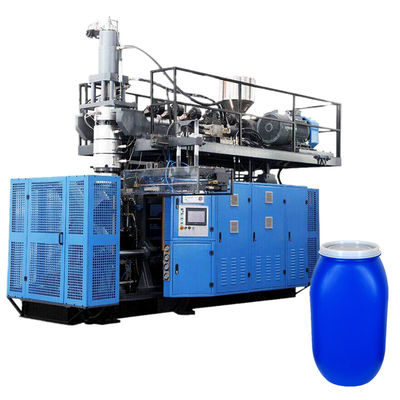 ซื้อ 60L 120L 220L Open Top Barrel Drum Blow Molding Making Machine 55 Gallon Plastic Accumulator Type Die Head Blow Molding online manufacture