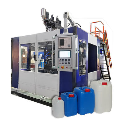 ซื้อ 10L ถึง 30L HDPE Jerrycan Oil Bottle Stackable Barrel Extrusion Blow Molding Machine online manufacture