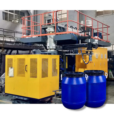 ซื้อ เครื่องอัดรีดพลาสติกเครื่องเป่าขวดพลาสติกอัตโนมัติ 60L การทำกลองเปิดด้านบน online manufacture