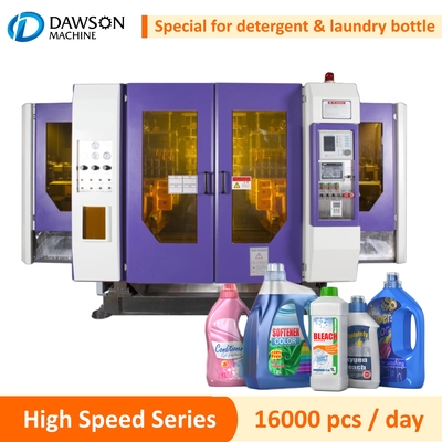 Hdpe Detergent Extrusion Blow Molding Machine Toilet Cleaner Bottle 1000 PC/H 85 มม