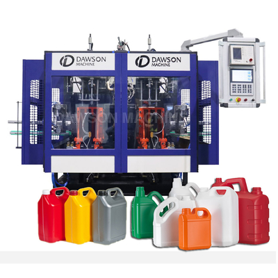 0-5L แกลลอน HDPE กระป๋องพลาสติก การผลิตสบู่เหลว เครื่องซักผ้า กระป๋องน้ํามัน การผลิต Extrusion Blow Molding Machine