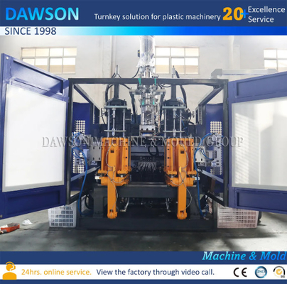 2L 5L พลาสติกน้ํามันรถยนต์ Jerrycan กระป๋องบลอยเครื่อง Extrusion HDPE การพิมพ์ เครื่องพิมพ์พลาสติก