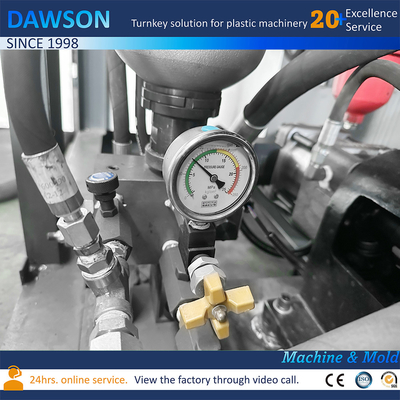 HDPE ยาฆ่าแมลง กระป๋องการผลิตเคมี Drum Extrusion ผง Molding เครื่อง
