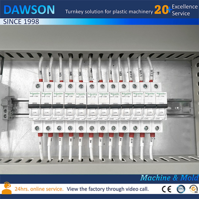 เครื่องทําขวดน้ํามันย่อยพลาสติก 10 ลิตร เครื่องพัดพิมพ์สําหรับขวดพลาสติก
