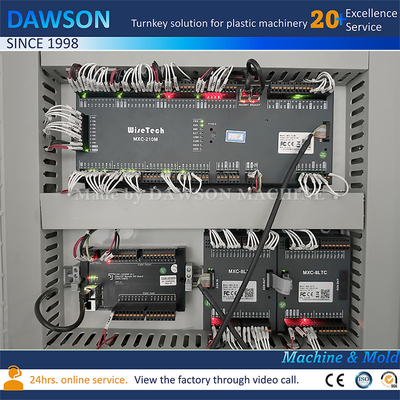 5L Double Station Single Die Head อัตโนมัติ HDPE Adblue Jerry Can Extrusion Blow Molding Machine เครื่องพิมพ์แบบเป่า