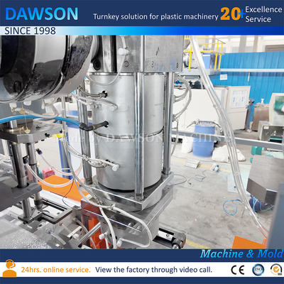 เครื่องพัดลม HDPE ความเร็วสูง 5L Jerrycan พลาสติก extrusion