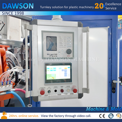 10L Stackable Drum Hdpe Canister Blow Molding Machine เครื่องพัดลมพัดลมพัดลมพัดลมพัดลม