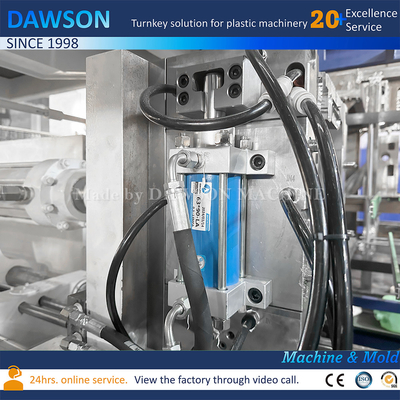 เครื่องพัดหัวพลาสติกความเร็วสูง 20L สถานีเดียว เครื่องพัดหัวพัดหัวพลาสติกสําหรับการทําพลาสติกเจอร์ริคาน