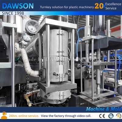 HDPE Extrusion Blow Molding Machine สําหรับคอกกว้าง Package ภัณฑ์เคมีทางการแพทย์ พลาสติก 1400ml กระป๋อง