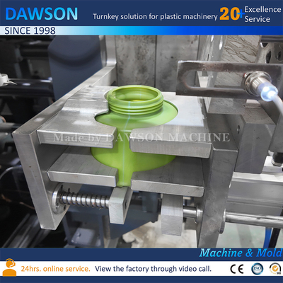 HDPE Extrusion Blow Molding Machine สําหรับคอกกว้าง Package ภัณฑ์เคมีทางการแพทย์ พลาสติก 1400ml กระป๋อง