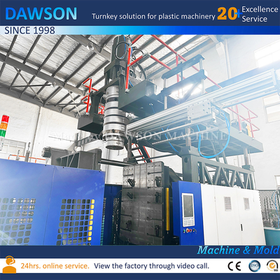 ความต้องการแรงงาน 1-2 โอเปอเรเตอร์ เครื่องทำหุ่นพลาสติก HDPE แบบอัตโนมัติเต็มรูปแบบ เครื่องทำหุ่นจำลองการอัดขึ้นรูป