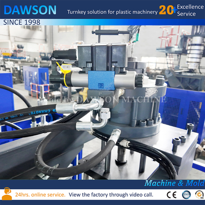 เครื่องทํากระป๋องน้ําพลาสติก HDPE แบบอัตโนมัติเต็ม เครื่องทํากระป๋องน้ําพลาสติก สายผลิตกระป๋องน้ําสวน