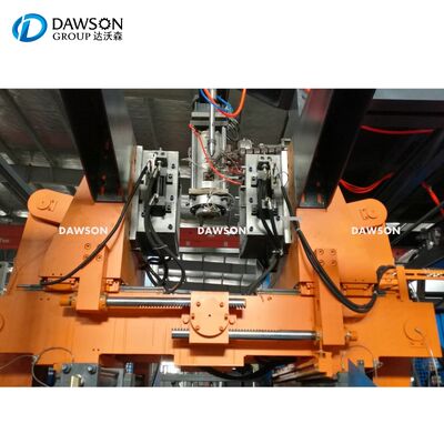 ขนาดแผ่นแม่พิมพ์ 660 มม. กำลังไฟ 67 กิโลวัตต์ ถังแกลลอน 20 ลิตร 25 ลิตร ภาชนะบรรจุถังพลาสติก HDPE ดรัม ระบบขึ้นรูปเป่าขึ้นรูป