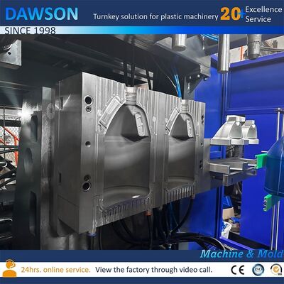 สกรู LD Ratio 24 11kw มอเตอร์ปั๊มน้ำมัน กำลังไฟ HDPE Jerry Can เครื่องเป่าขวด เครื่องเป่าขึ้นรูป 10 15 20 25 30L