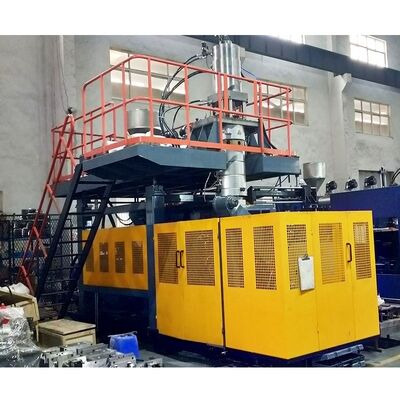 เครื่องทำเก้าอี้พลาสติกอัตโนมัติเต็มรูปแบบอายุการใช้งานยาวนาน เครื่องเป่าขึ้นรูปเก้าอี้รถโดยสารพลาสติก เครื่องอัดรีดเป่าขึ้นรูป กำลังผลิต 350 กก./ชม.