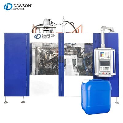 Output 130 kg per hour Plastic Jerrycan Blowing Machine Single Station Single Die Head with Chinese English Operation Panel
