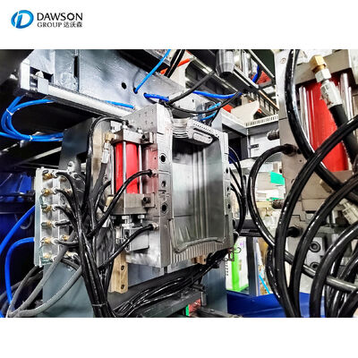 เครื่องพัดลมแบบดัดลมแบบไฮดรอลิกเซอร์โม่เตอร์ ผลิตน้ํามันกระป๋องกระป๋องพลาสติก HDPE ขนาด 20 ลิตร สถานที่เดียว