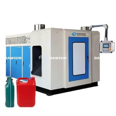 Screw Heating Power 6kw Extrusion Blow Molding Machine for HDPE PP Jerry Can Milk Bottle Lubricant 5L Air Consumption 0.6
