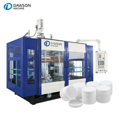 6.5T ช่องปากกว้าง HDPE Jar Extrusion Blow Molding Machine กับเส้นกว้างสกรู 90 มม