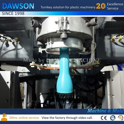 6.5T ช่องปากกว้าง HDPE Jar Extrusion Blow Molding Machine กับเส้นกว้างสกรู 90 มม