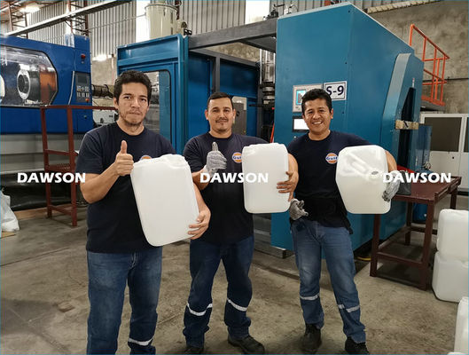 25l Hdpe พลาสติก Jerry Can ถังคอนเทนเนอร์กลอง Extrusion Blowing Mold Blow Molding Machine