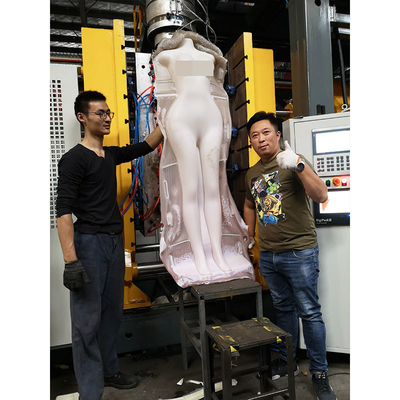 โมเดลพลาสติก 120L Mannequin Accumulation Extrusion Blow Molding Equipment
